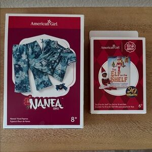 American Girl Nanea Blue Floral Pajama Set